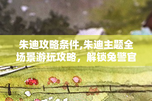 朱迪攻略条件,朱迪主题全场景游玩攻略，解锁兔警官的治愈快乐日常