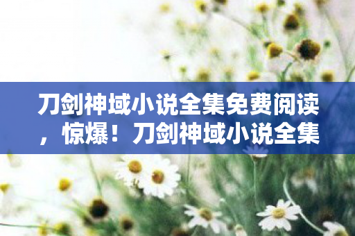 刀剑神域小说全集免费阅读，惊爆！刀剑神域小说全集300万字揭秘，结局竟藏惊天反转？