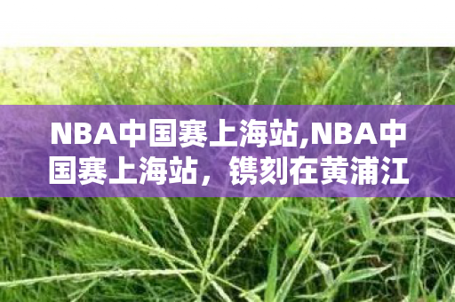 NBA中国赛上海站,NBA中国赛上海站,镌刻在黄浦江畔的篮球热爱印记 NBA中国赛上海站,NBA中国赛上海站,镌刻在黄浦江畔的篮球热爱印记