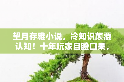 望月存雅小说,冷知识颠覆认知!十年玩家目瞪口呆,新手教程竟藏着惊天秘密? 望月存雅小说,冷知识颠覆认知!十年玩家目瞪口呆,新手教程竟藏着惊天秘密?