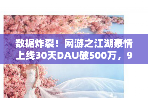 网游之江湖豪情上线30天DAU破500万图片