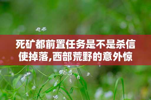 死矿都前置任务是不是杀信使掉落图片