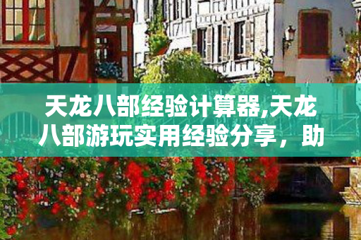 天龙八部游玩实用经验分享图片