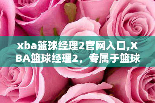 xba篮球经理2官网入口,XBA篮球经理2,专属于篮球爱好者的执教浪漫天地 xba篮球经理2官网入口,XBA篮球经理2,专属于篮球爱好者的执教浪漫天地