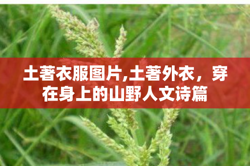 土著衣服图片,土著外衣,穿在身上的山野人文诗篇 土著衣服图片,土著外衣,穿在身上的山野人文诗篇