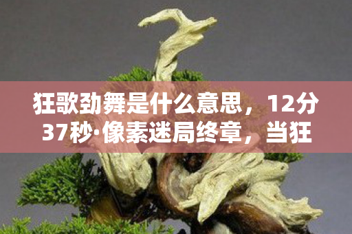 狂歌劲舞是什么意思,12分37秒·像素迷局终章,当狂歌劲舞的服务器最后一次心跳 狂歌劲舞是什么意思,12分37秒·像素迷局终章,当狂歌劲舞的服务器最后一次心跳