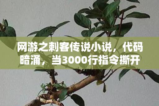 网游之刺客传说小说,代码暗涌,当3000行指令撕开刺客帮派的头皮发麻真相 网游之刺客传说小说,代码暗涌,当3000行指令撕开刺客帮派的头皮发麻真相