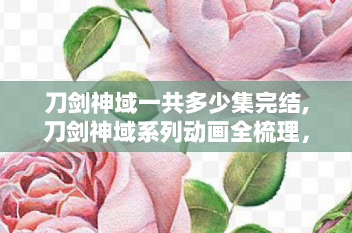 刀剑神域一共多少集完结,刀剑神域系列动画全梳理,清晰了解全系列集数脉络 刀剑神域一共多少集完结,刀剑神域系列动画全梳理,清晰了解全系列集数脉络