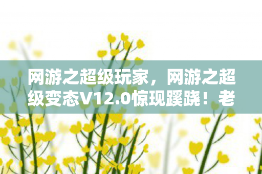 网游之超级玩家，网游之超级变态V12.0惊现蹊跷！老玩家直呼这还是我青春？