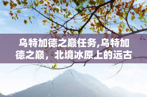 乌特加德之巅任务,乌特加德之巅,北境冰原上的远古战歌碑 乌特加德之巅任务,乌特加德之巅,北境冰原上的远古战歌碑