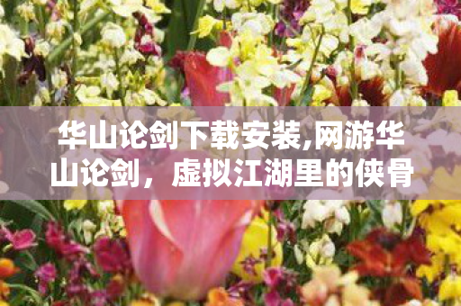 华山论剑下载安装,网游华山论剑,虚拟江湖里的侠骨与热肠 华山论剑下载安装,网游华山论剑,虚拟江湖里的侠骨与热肠