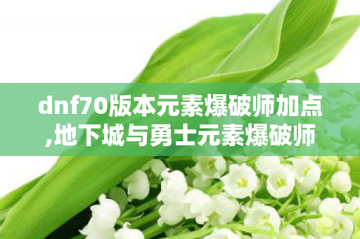 dnf70版本元素爆破师加点,地下城与勇士元素爆破师2024版本实用加点指南,兼顾输出与手感的最优方案 dnf70版本元素爆破师加点,地下城与勇士元素爆破师2024版本实用加点指南,兼顾输出与手感的最优方案