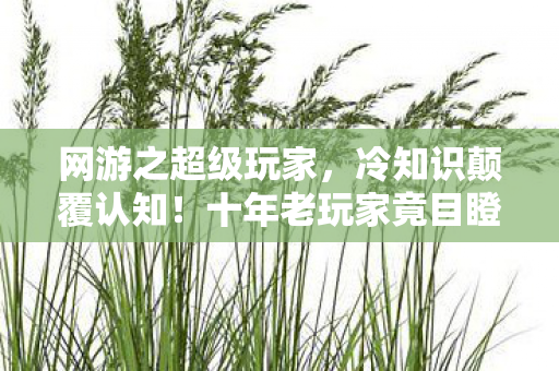 网游之超级玩家,冷知识颠覆认知!十年老玩家竟目瞪口呆,新手教程从未通关 网游之超级玩家,冷知识颠覆认知!十年老玩家竟目瞪口呆,新手教程从未通关