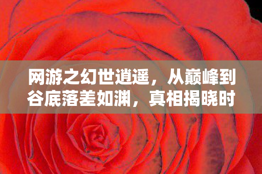 网游之幻世逍遥,从巅峰到谷底落差如渊,真相揭晓时笑着笑着哭了 网游之幻世逍遥,从巅峰到谷底落差如渊,真相揭晓时笑着笑着哭了