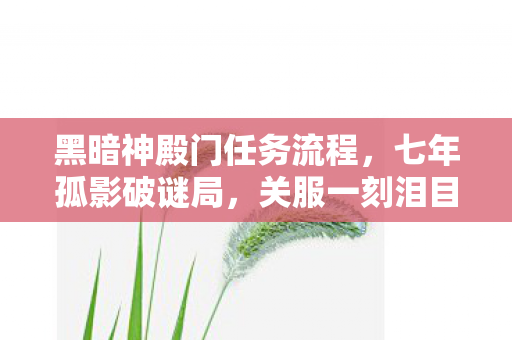 黑暗神殿门任务流程,七年孤影破谜局,关服一刻泪目空 黑暗神殿门任务流程,七年孤影破谜局,关服一刻泪目空