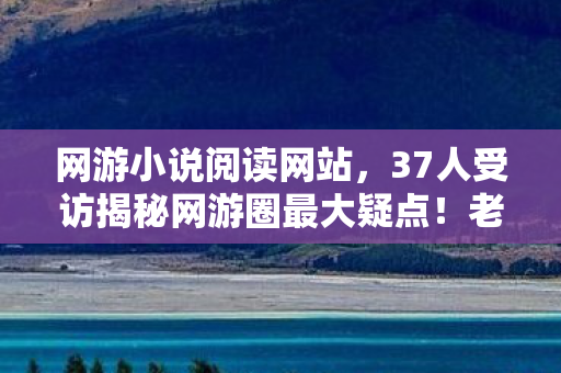 网游小说阅读网站,37人受访揭秘网游圈最大疑点!老炮,你们说的我都绷不住了 网游小说阅读网站,37人受访揭秘网游圈最大疑点!老炮,你们说的我都绷不住了