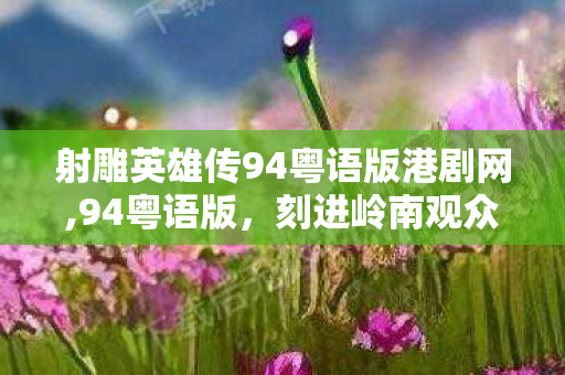 射雕英雄传94粤语版港剧网,94粤语版,刻进岭南观众记忆深处的江湖旧梦 射雕英雄传94粤语版港剧网,94粤语版,刻进岭南观众记忆深处的江湖旧梦