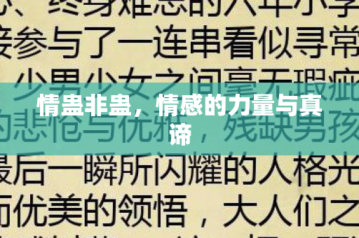 情感的力量与真谛图片