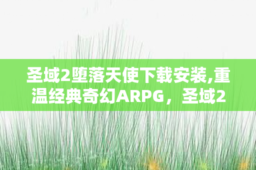 圣域2堕落天使下载安装,重温经典奇幻ARPG,圣域2堕落天使的不朽冒险魅力 圣域2堕落天使下载安装,重温经典奇幻ARPG,圣域2堕落天使的不朽冒险魅力