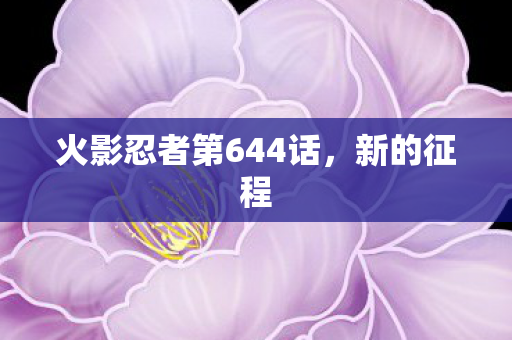 火影忍者第644话图片