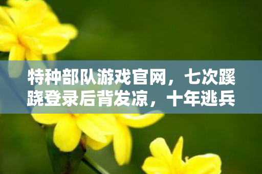 特种部队游戏官网，七次蹊跷登录后背发凉，十年逃兵终陷游戏深渊