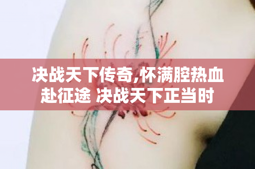 决战天下传奇,怀满腔热血赴征途 决战天下正当时 决战天下传奇,怀满腔热血赴征途 决战天下正当时