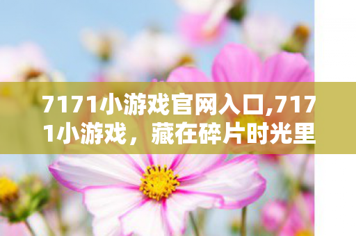 7171小游戏官网入口,7171小游戏，藏在碎片时光里的轻松快乐站