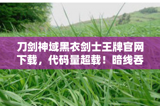 刀剑神域黑衣剑士王牌官网下载，代码量超载！暗线吞噬意识流，头皮发麻的赛博囚笼已上线