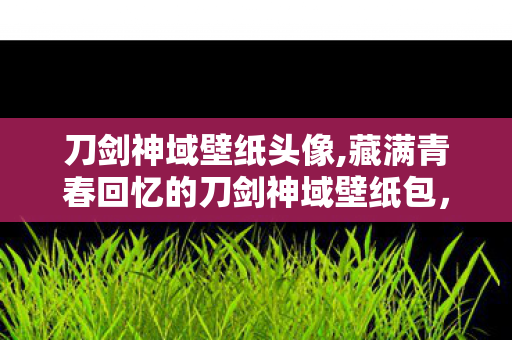 刀剑神域壁纸头像,藏满青春回忆的刀剑神域壁纸包，把艾恩葛朗特的风揣进日常