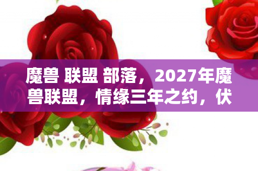 魔兽 联盟 部落,2027年魔兽联盟,情缘三年之约,伏笔揭开时鼻子一酸 魔兽 联盟 部落,2027年魔兽联盟,情缘三年之约,伏笔揭开时鼻子一酸