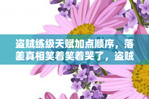 盗贼练级天赋加点顺序，落差真相笑着笑着哭了，盗贼练级天赋竟成我戒不掉的电子鸦片？