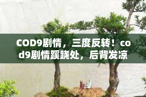 COD9剧情，三度反转！cod9剧情蹊跷处，后背发凉真相藏至深