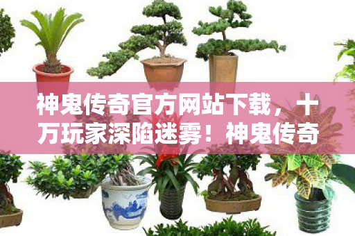 神鬼传奇官方网站下载,十万玩家深陷迷雾!神鬼传奇惊现人数谜团,集体破防现场曝光 神鬼传奇官方网站下载,十万玩家深陷迷雾!神鬼传奇惊现人数谜团,集体破防现场曝光