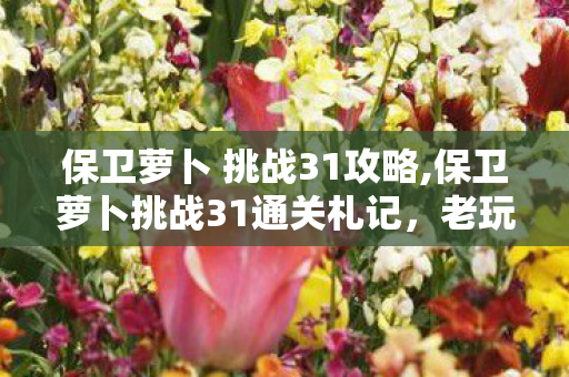 保卫萝卜 挑战31攻略,保卫萝卜挑战31通关札记，老玩家私藏的轻量快乐密码