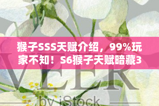 猴子SSS天赋介绍,99%玩家不知!S6猴子天赋暗藏3大逆天机制,颠覆你的操作认知! 猴子SSS天赋介绍,99%玩家不知!S6猴子天赋暗藏3大逆天机制,颠覆你的操作认知!