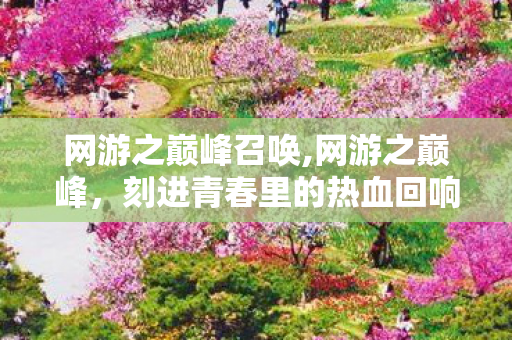 网游之巅峰召唤,网游之巅峰，刻进青春里的热血回响