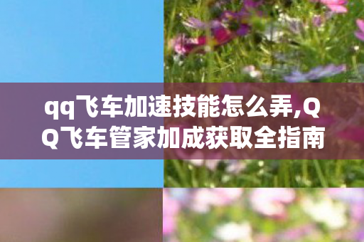 qq飞车加速技能怎么弄,QQ飞车管家加成获取全指南,轻松解锁额外福利提升对局收益 qq飞车加速技能怎么弄,QQ飞车管家加成获取全指南,轻松解锁额外福利提升对局收益