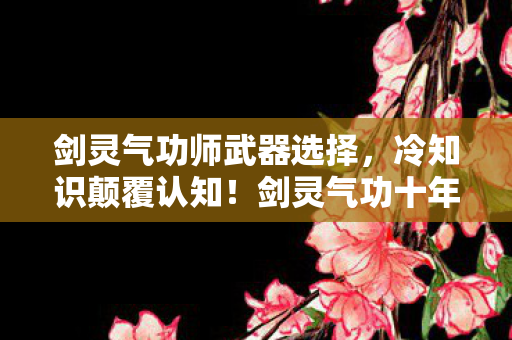 剑灵气功师武器选择,冷知识颠覆认知!剑灵气功十年老玩家竟被这些设定目瞪口呆 剑灵气功师武器选择,冷知识颠覆认知!剑灵气功十年老玩家竟被这些设定目瞪口呆