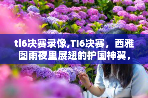 ti6决赛录像,TI6决赛，西雅图雨夜里展翅的护国神翼，是DOTA圈永不褪色的热血童话