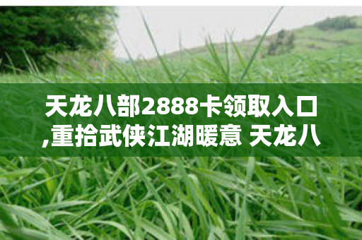 天龙八部2888卡领取入口,重拾武侠江湖暖意 天龙八部2888卡免费领取实用攻略 天龙八部2888卡领取入口,重拾武侠江湖暖意 天龙八部2888卡免费领取实用攻略