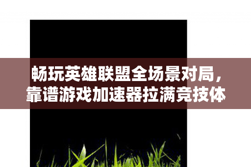 畅玩英雄联盟全场景对局，靠谱游戏加速器拉满竞技体验