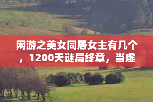 网游之美女同居女主有几个，1200天谜局终章，当虚拟同居照进现实，泪目真相竟藏在这串代码里