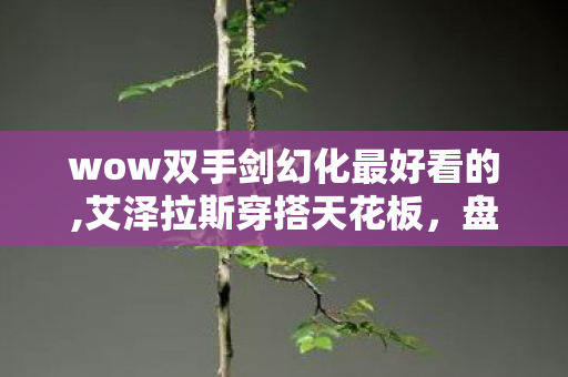 wow双手剑幻化最好看的,艾泽拉斯穿搭天花板,盘点魔兽世界里人气拉满的双手剑幻化 wow双手剑幻化最好看的,艾泽拉斯穿搭天花板,盘点魔兽世界里人气拉满的双手剑幻化