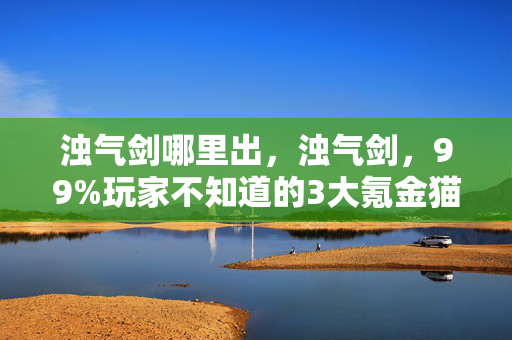 浊气剑哪里出，浊气剑，99%玩家不知道的3大氪金猫腻，上头到想摔手机！