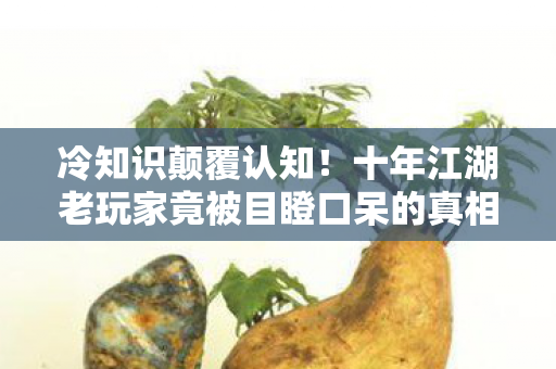 冷知识颠覆认知！十年江湖老玩家竟被目瞪口呆的真相打脸