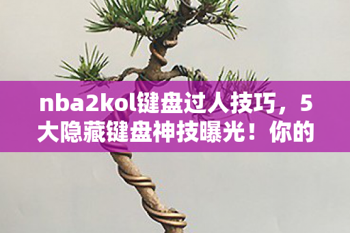 nba2kol键盘过人技巧，5大隐藏键盘神技曝光！你的操作竟藏着致命漏洞？
