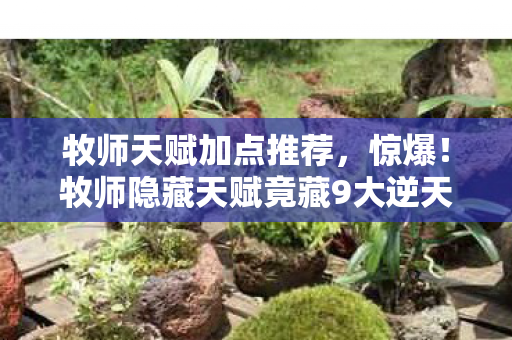 牧师天赋加点推荐，惊爆！牧师隐藏天赋竟藏9大逆天神技，你解锁了几种？