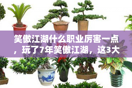 笑傲江湖什么职业厉害一点,玩了7年笑傲江湖,这3大职业选谁?老玩家纠结到失眠! 笑傲江湖什么职业厉害一点,玩了7年笑傲江湖,这3大职业选谁?老玩家纠结到失眠!