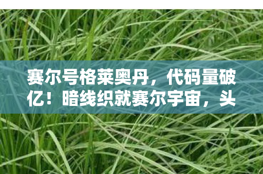 赛尔号格莱奥丹,代码量破亿!暗线织就赛尔宇宙,头皮发麻的格莱奥生存法则 赛尔号格莱奥丹,代码量破亿!暗线织就赛尔宇宙,头皮发麻的格莱奥生存法则