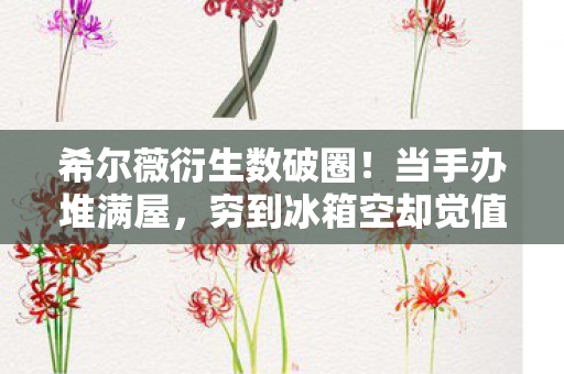 希尔薇衍生数破圈！当手办堆满屋，穷到冰箱空却觉值回票价！